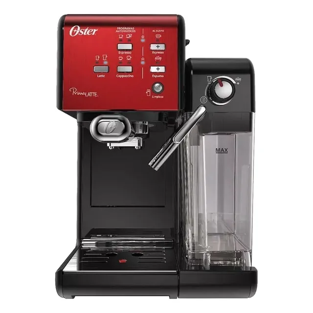 Cafetera Primalatte Oster Bvstem6701r-013 Rojo Negro