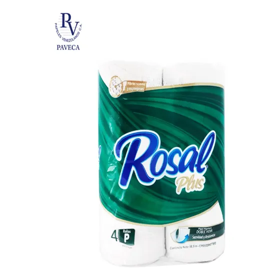 Papel Higiénico Rosal 215 Hojas Bulto 12 Paquetes