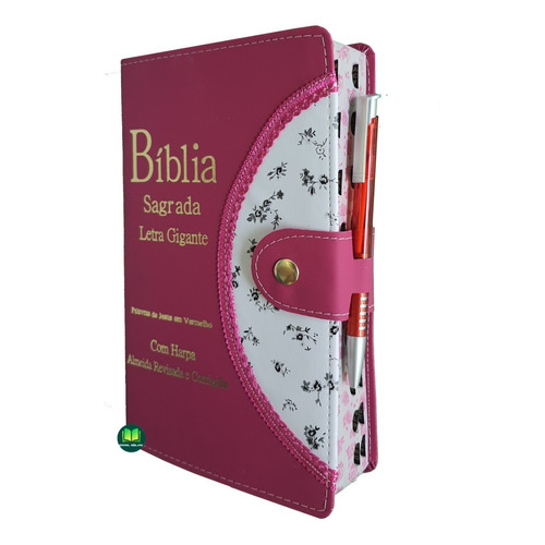 Bíblia Evangélica Feminina / Masculina Letra Grande E Harpa
