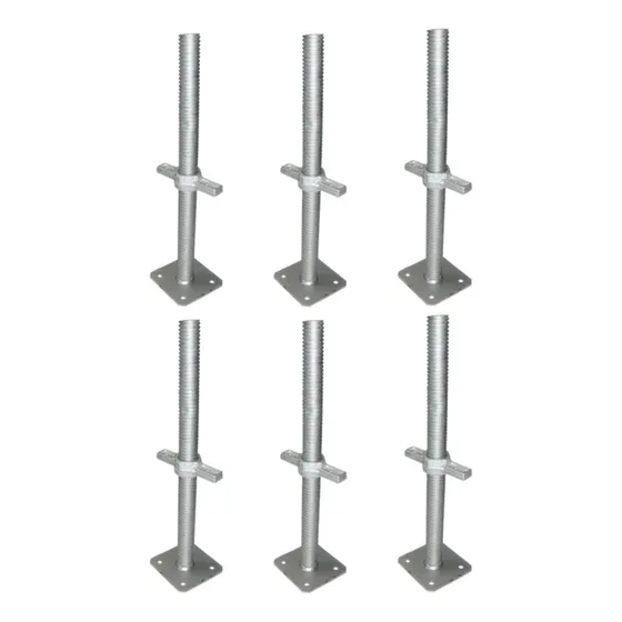 Tornillo Nivelador Andamio 6 Piezas 50cm 33mm Cayam Ct5034-6