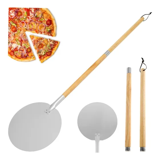 Pala Espátula Para Pizza Redonda