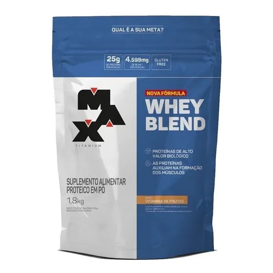 Max Titanium - Whey Blend 1,8kg - Max Titanium + Qualidade