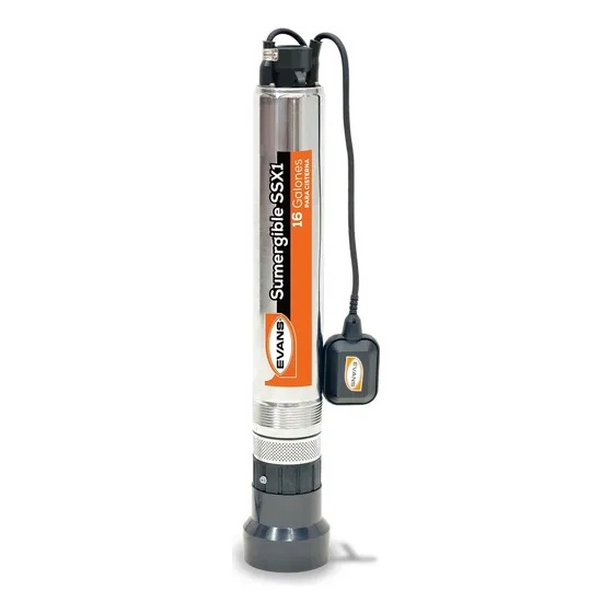 Bomba Para Cisterna Evans 1 Hp 127v Acero Inox