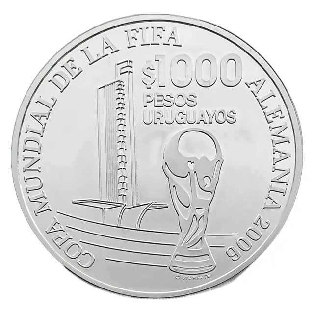 Uruguay - 2005 - 1.000 Pesos - Copa Mundial De La Fifa 2006