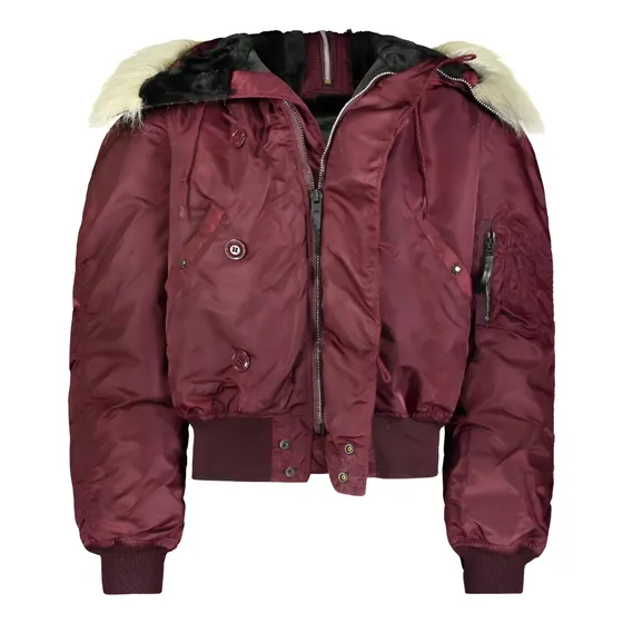 Campera Alpha Industries N-2b Made Usa ( Bordo ) ( L)
