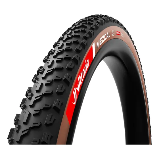 Cubierta Vittoria Mezcal Xc-race Tubeless Ready 29x2.4 Color Negro/marrón