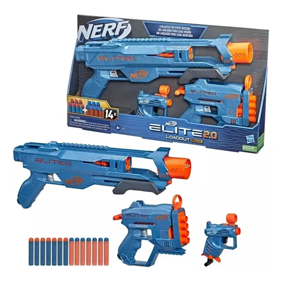 Lança Dardos Nerf Elite 2.0 Loadout Pack - Hasbro