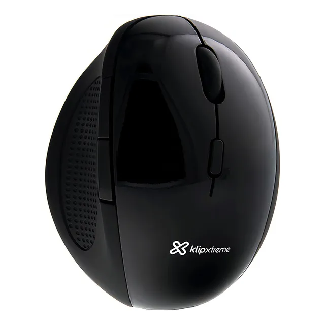 Mouse Inalámbrico Ergonómico 6b 1600dpi Klipxtreme Kmw-500bk Color Negro