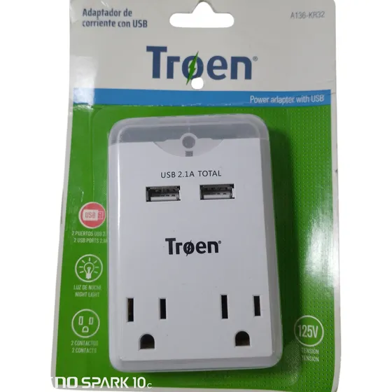 Adaptador De Corriente Con Usb