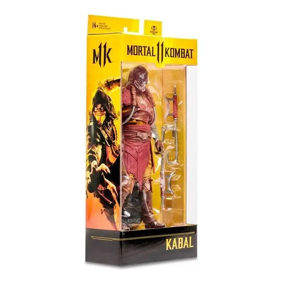 Figura Mcfarlane Toys De Mortal Kombat - Kabal (rapid Red)