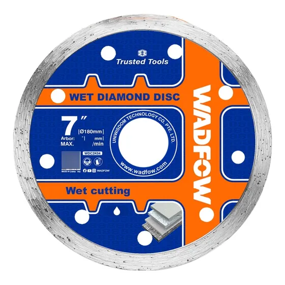 Disco De Corte Diamantado 7'' Wadfow