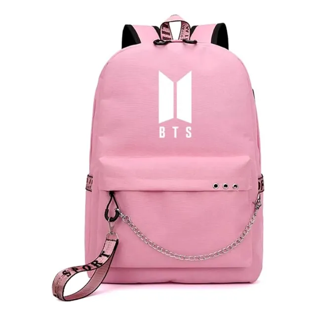 Bolso Morral K-pop  Bts Army Para Laptop Con Puerto Usb