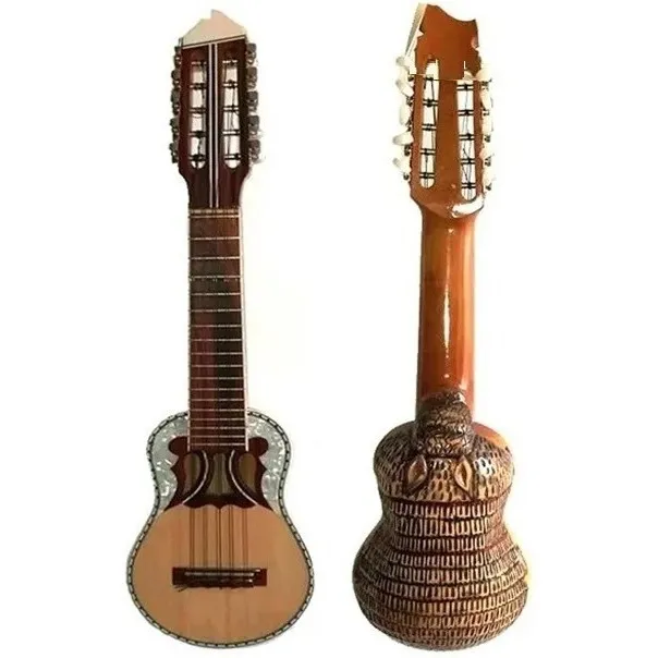 Charango Boliviano Armadillo Quirquincho Tallado Original