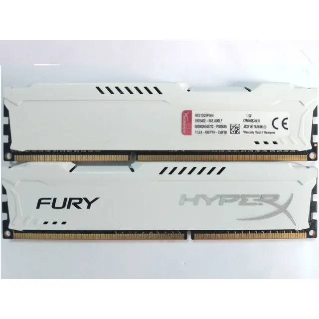 Memoria Ram Ddr3 8gb 1333mhz Hyperx White Kingston (2gbx4)