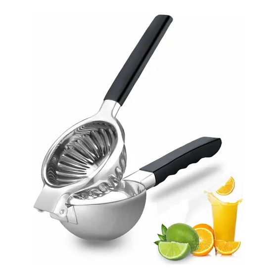 Drisharp Exprimidor Limon Acero Inoxidable Citrico Asa Metal