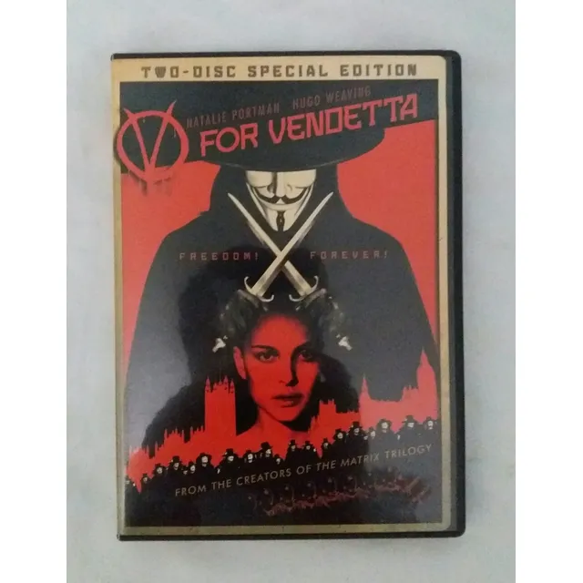 V For Vendetta Dvd Doble Original Edicion De Coleccion 