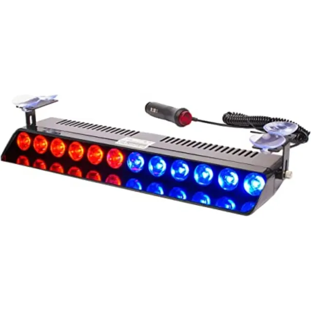 Luz  Federal Led Policial Rojo+azul+blanco Multi Funcion