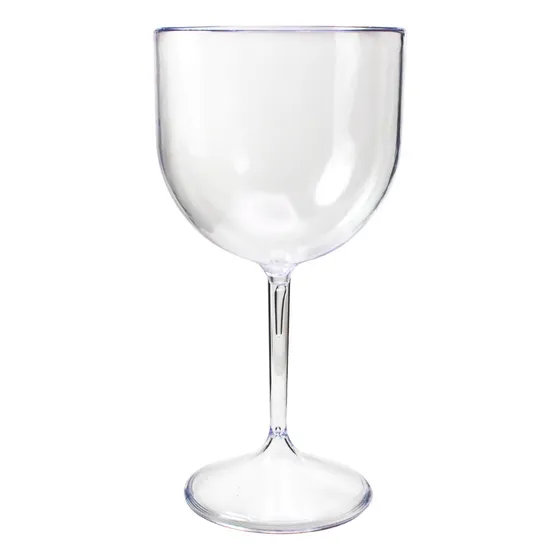 10 Taças De Acrílico Gin Cristal 450 Ml