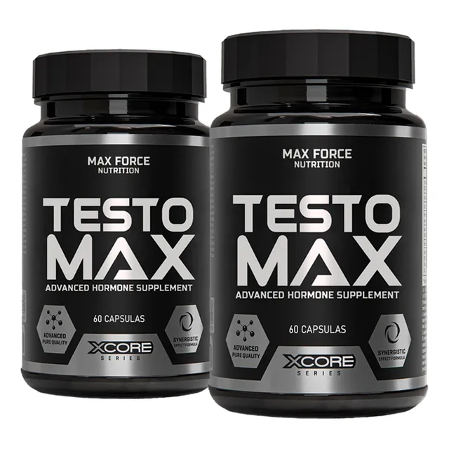 Testo Max Estimulador De Testosterona + Força + Massa - 2 Un