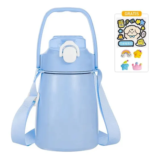 Termo Cooler Infantil Sticker Con Asa 1000ml