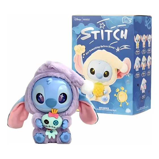 Peluche Felpa Llavero Colección Labubu Caja Kawai Stitch