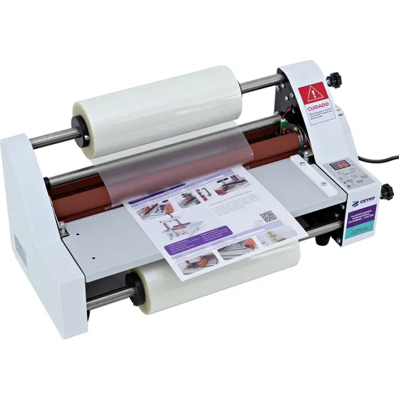 Plastificadora Termolaminadora Com Painel Digital Clm350
