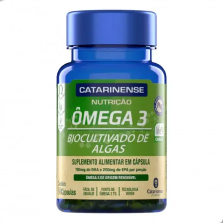 Ômega 3 Biocultivado de Algas Catarinense Nutrição 120 Cps