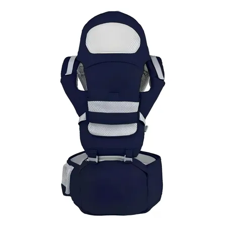 Mochila Porta Bebes Ergonómica Asiento Multifuncional 6 En 1 Azul - 328003