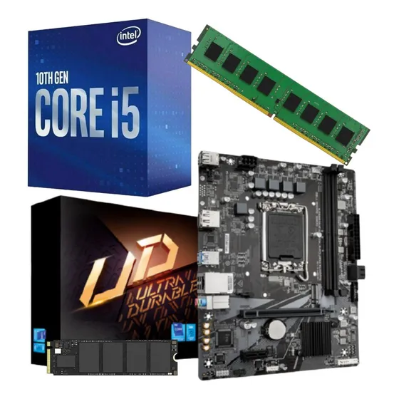 Combo Actualizacion Pc Intel I5 10400 + Mother 16gb Nvme 512