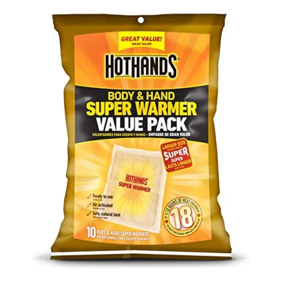 Súper Calentadores Hothands Para Cuerpo Y Manos, De Larga Du