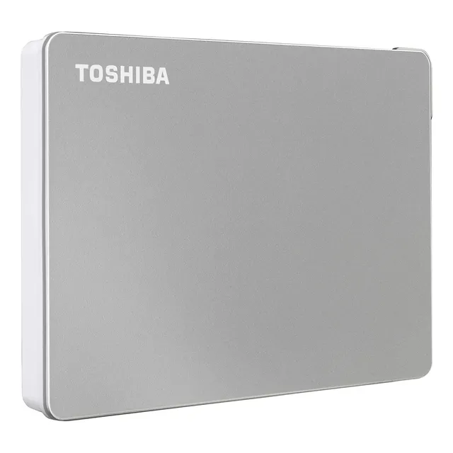 Disco Duro Externo Toshiba Canvio Flex 1tb Usb-c Usb-a Plata