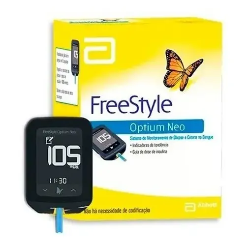 Medidor De Glucosa Freestyle Optium Neo Negro | Cuotas sin interés