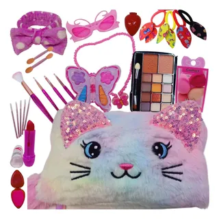 Kit De Maquiagem Infantil Xuxinha Batom Sombra Pincel Brilho Kit De Maquiagem Infantil Xuxinha Batom Sombra Pincel Brilho