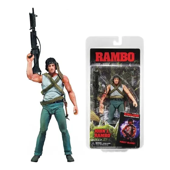  Action Figure Rambo - John J. Rambo - First Blood - neca