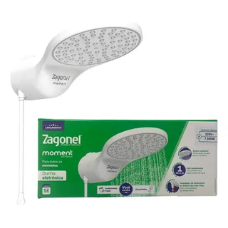 Ducha Zagonel EletrĂŽnica Moment 7500w Branca 220v Ducha Zagonel EletrĂŽnica Moment 7500w Branca 220v