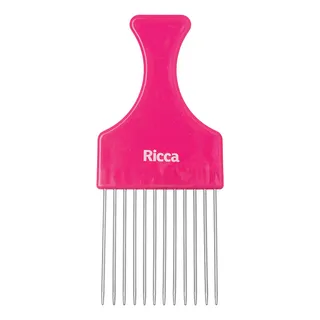 Kit Com 2 Pentes Garfo Cachos Metal Ricca Kit Com 2 Pentes Garfo Cachos Metal Ricca