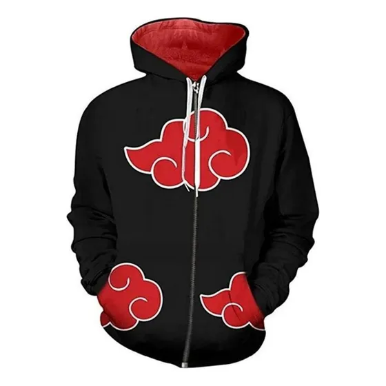 Sueter Hoodie Con Capucha Akatsuki Itachi Naruto