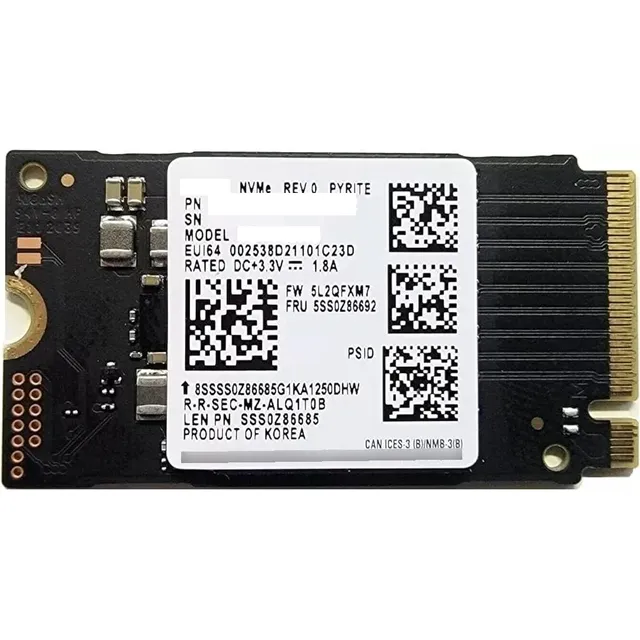Ssd Nvme Diferentes Marcas 256gb M.2 2242 Pcie Lec 3100mbps