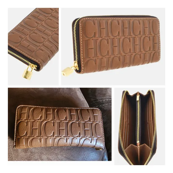 Monedero Largo De Piel Carolina Herrera
