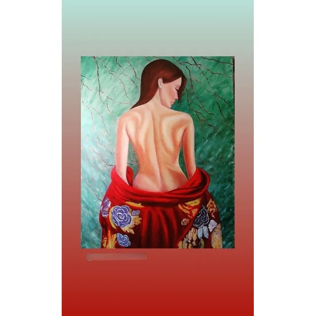 Cuadro Oleo 1.00 X 0.60 - Artista Mirian Flores Calles