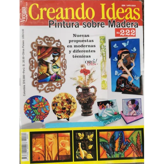 Patrón Revista Creando Ideas Pintura Sobre Madera