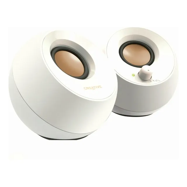 Creative Pebble 2.0 Altavoces De Computadora Alimentados Por Color Altavoz Usb-a 2.0 (blanco)