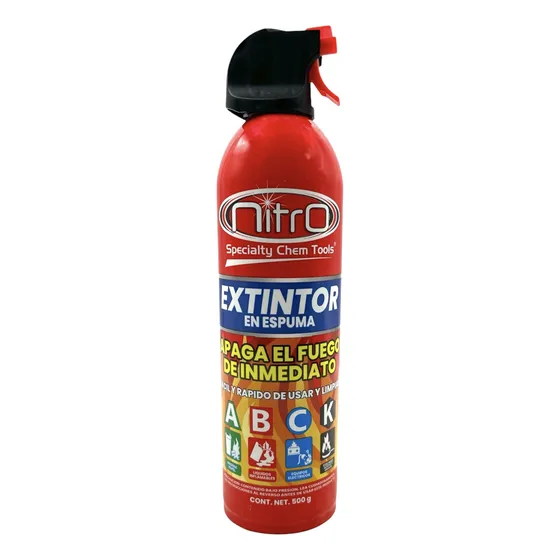 Extintor Portatil De Espuma Para Fuegos Tipo A B C K