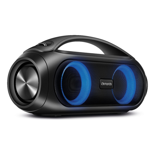 Caixa De Som Boombox Aws-bbs-02-a Bluetooth Aiwa 110v/220v Preto Caixa De Som Boombox Aws-bbs-02-a Bluetooth Aiwa 110v/220v Preto