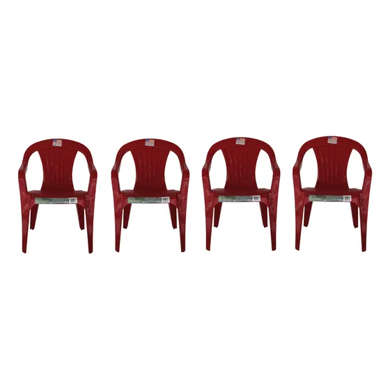 Juego De Silla Para Niño Plastica Adams X8
