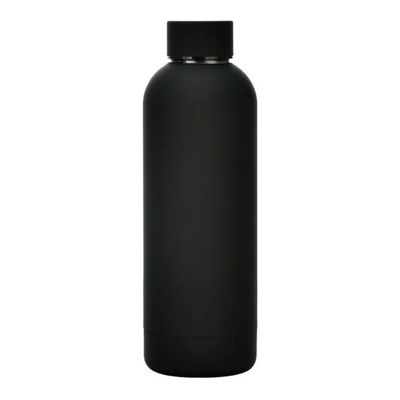 Botella Termica Acero Inox Doble Capa Premium Color Negro