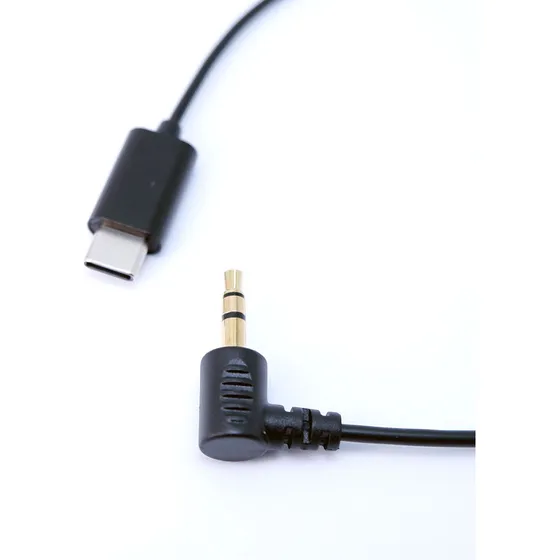 Cabo Para Microfone Áudio De P2 Para Usb C Android - Synco