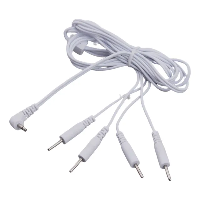 Cable 4x1 Plug 2.5mm Y Pin 2.0mm Electrodo Parche Tens