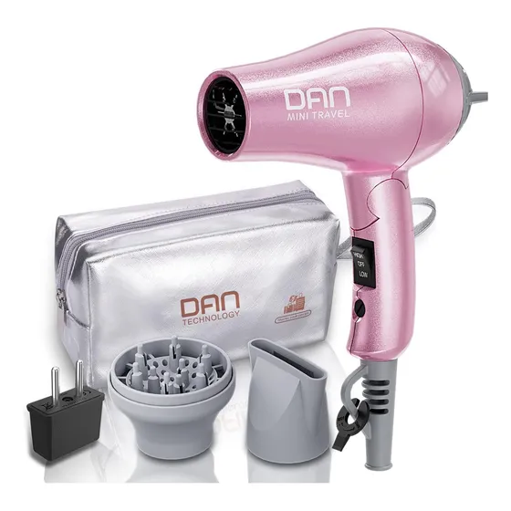 Dan Technology Mini Secador De Pelo De Doble Voltaje Con Con