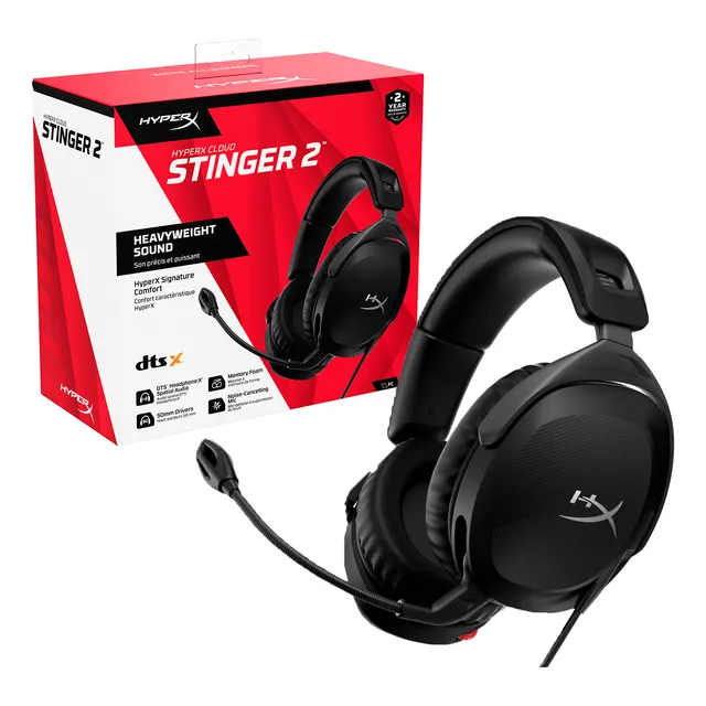 Auriculares Hyperx Cloud Stinger 2 Dts X Sound Gamer Pc